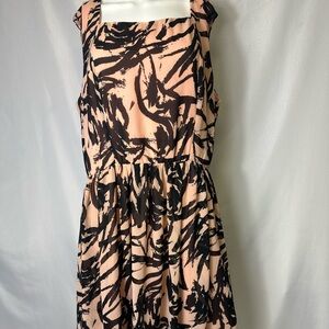 NWOT KOKO BRAND SIZE 24 SLEEVELESS BLACK&PINK DRESS